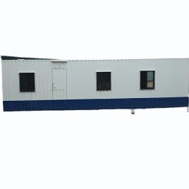 Mild Steel 40 Feet MS Portable Log Prefabricated Cabin, For Office