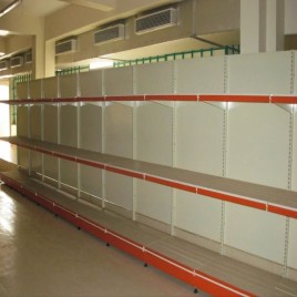 Mild Steel 6 Feet Supermarket Display Rack