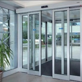 Mild Steel Automatic Glass Door