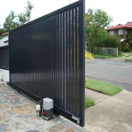 Mild Steel Automatic Sliding Gate, 10 Feet, For Office