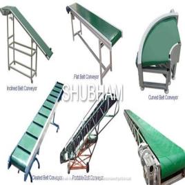 Mild Steel Belt Conveyor, Capacity: 50-300 Kg, For Industrial