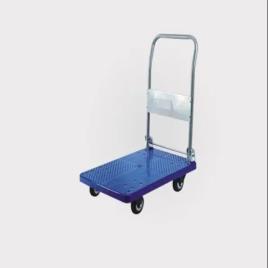 Mild Steel BLUE FIBRE TOP PLATFORM TROLLEY, For Warehouse, Load Capacity: 50-100  Kg