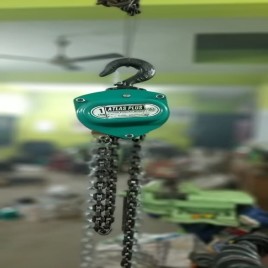 Mild Steel Chain Pulley Block, For Single Grinder Crane, Capacity: 5 ton