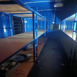 Mild Steel Double Bunk Bed Container Cabin