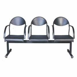 Mild Steel Fixed Seater Waiting Chair, For Office Manufacturer