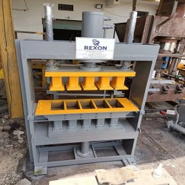 Mild Steel Fully Automatic Concrete Paver Block Machine, For Brick Making, Capacity: 500-1000 Blocks per hour
