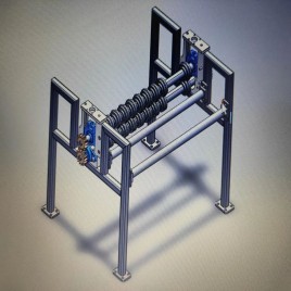 Mild Steel Gravity Roller Conveyor, Roller Diameter: 40mm