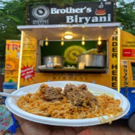 Mild Steel Green Veg Biryani Food Cart