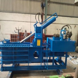 Mild Steel Hydraulic Mobile Scrap Metal Baler, Model Name/Number: NM-MSMB-50T, Capacity: 50 Ton