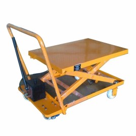 Mild Steel Industrial Hydraulic Scissor Lift Table, Running Mode: Moving, Capacity: 2 ton