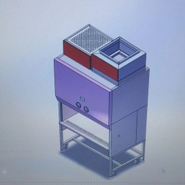 Mild Steel Laboratory Fume Hood, 240 V