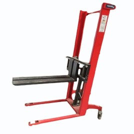 Mild Steel Manual Adjustable Fork Stacker, For Material Handling