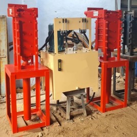 Mild Steel Manual Interlocking Block Making Machine, Capacity: 500-1000 Blocks per hour