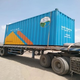 Mild Steel Modular Portable Office Container Cabin