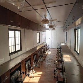 Mild Steel Modular Rectangular Office Container