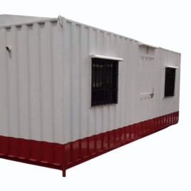 Mild Steel MS Site Office Porta Cabin, 8x20 Feet