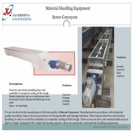 Mild Steel Natural Wholes Screw Conveyor