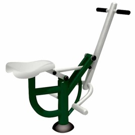 Mild Steel Outdoor Green Gym Horse Rider