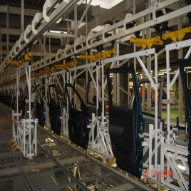 Mild Steel Overhead Chain Conveyor, Capacity: 50 kg/feet
