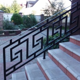 Mild Steel Panel Ms Stair Railings, For Home