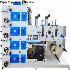 Mild Steel Paper Cup Printing Machine, Automation Grade: Semi-Automatic
