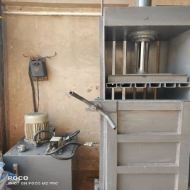 Mild Steel Paper hydraulic scrap baling press machine 80ton