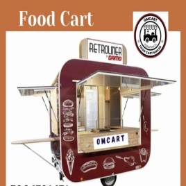 Mild Steel Pizza Food Cart, Load Capacity: 300 kg