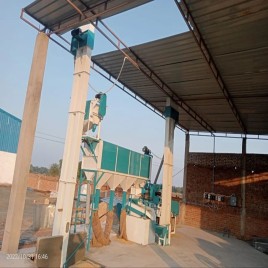 Mild Steel Powder Coated Fully Automatic Grain Cleaning Machine - 800Kg, 700-800 Kg, Size: 10x8x12 Feet