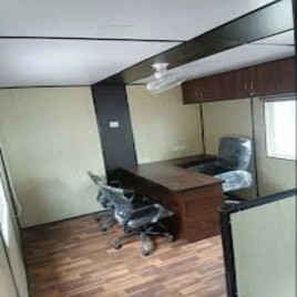 Mild Steel Prefabricated Manager Cabin, For Office