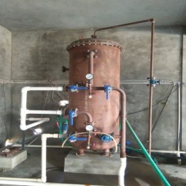 Mild Steel Pressure Sand Filter, Vessel Height: 1000-1200 mm, 400-600 mm