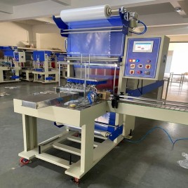 Mild Steel Semi Automatic Shrink Wrapping Machine For Juice Bottle, Capacity: 3 to 4 packet per minute