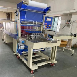 Mild Steel Semi Automatic Shrink Wrapping Machine For Juice Bottle, Capacity: 3 to 4 packet per minute