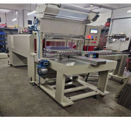 Mild Steel Semi Automatic Shrink Wrapping Machine For Juice Bottle, Capacity: 3 to 4 packet per minute