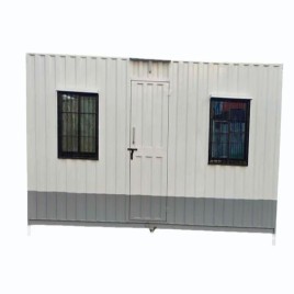 Mild Steel Single Door MS Portable Cabin, For Office, 10x20 Feet