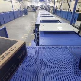 Mild Steel SLAT CONVEYOR / ASEMBLY LINE CONVEYOR, Thickness: 4 MM