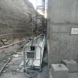 Mild Steel Suspended Wire Rope Platform, 800 Kg