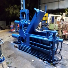 Mild Steel Triple Action Metal Scrap Baling Machine, Model Name/Number: NM-SB-100T, Capacity: 100 Ton