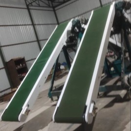 Mild Steel Truck Loading Conveyor, Capacity: 100kg/meter