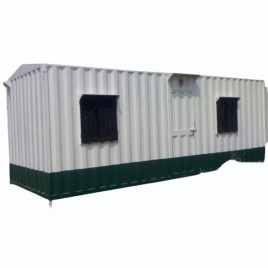 Mild Steel White Green MS Porta Cabin, For Office