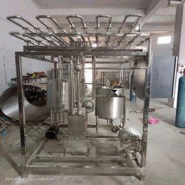 Milk Pasteurizer Plant, Capacity: 500 LPH
