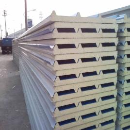 Mk industries Coated Puf Sandwich Panel, For Industrial, 30-50mm