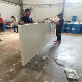 Mk industries Color Coated Polyurethane Foam PUF Panel, For Industrial, 50-100mm
