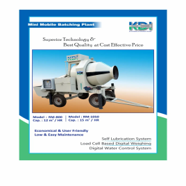 Mobile Asphalt Batch Mix Plant