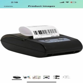 Mobile blutooth barcode printer, Max. Print Width: 4 Inches, Resolution: 203 DPI (8 dots/mm)