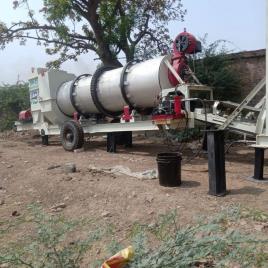 Mobile Hot Mix Plant Mobile Bitumen Mix, Model Name/Number: DM-25, Capacity: 25 To 35 Tph