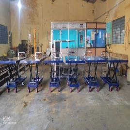 Mobile Steel Platform Trolley, For Material Handling, Model Name/Number: HMSL-035