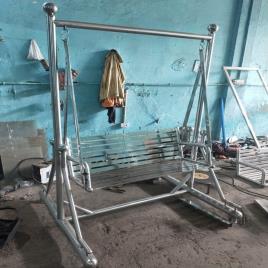 Modern Stainless Steel Jhula, 2 Seater