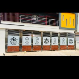 Modern Stainless Steel Main Gates, For Home