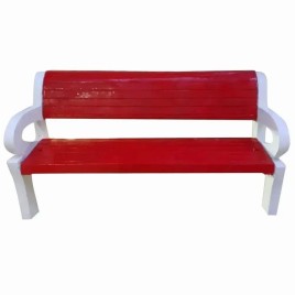 Modern Without Arm Rest RCC Railway Bench, With Back, Size: 1500 mm X 1000 mm