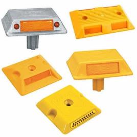 Modified ABS Plastic Reflective Road Stud, 100 X 90 X 16 Mm, Rectangular